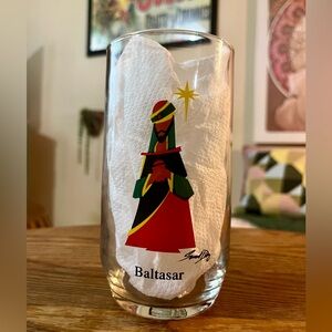 Vintage ‘95 McDonalds Coke Baltasar Glass - 3 Kings Day - Magi - Spanish Version